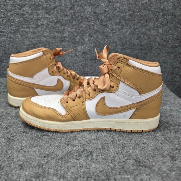 Nike Air Jordan 1 Retro High OG Praline PS Kids Size 3Y‎ Praline-Sail FN6621-201 - Picture 10 of 14